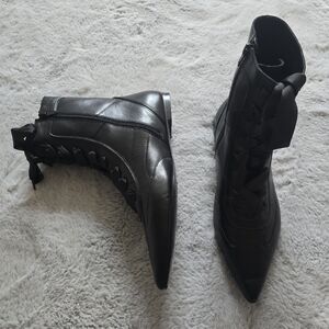 Free People Pointy Flat "Boxer" Booties